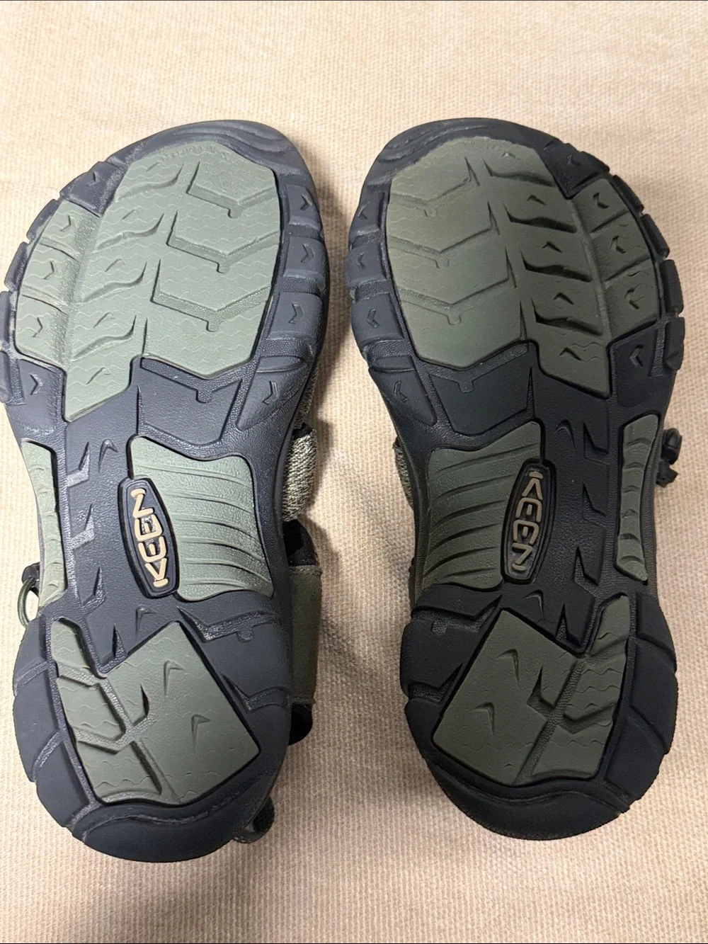 Keen Olive Green and Black Men's Sport Sandals